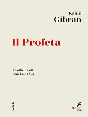 cover image of Il Profeta